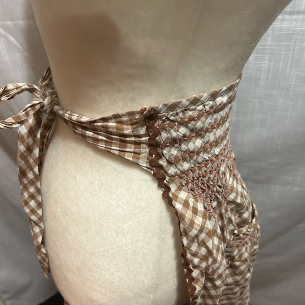 Vintage smocked apron - Picture 5 of 5